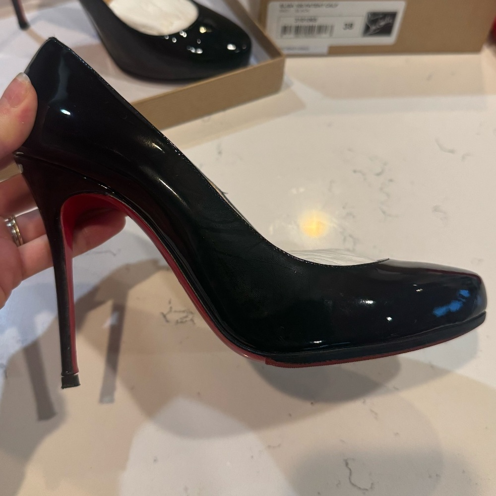 Christian Louboutin Elisa Patent Calf Pump 38 / 7.5